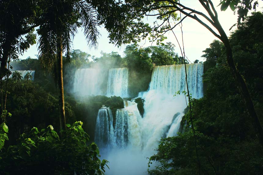 A view of Victoria Falls, ZW
